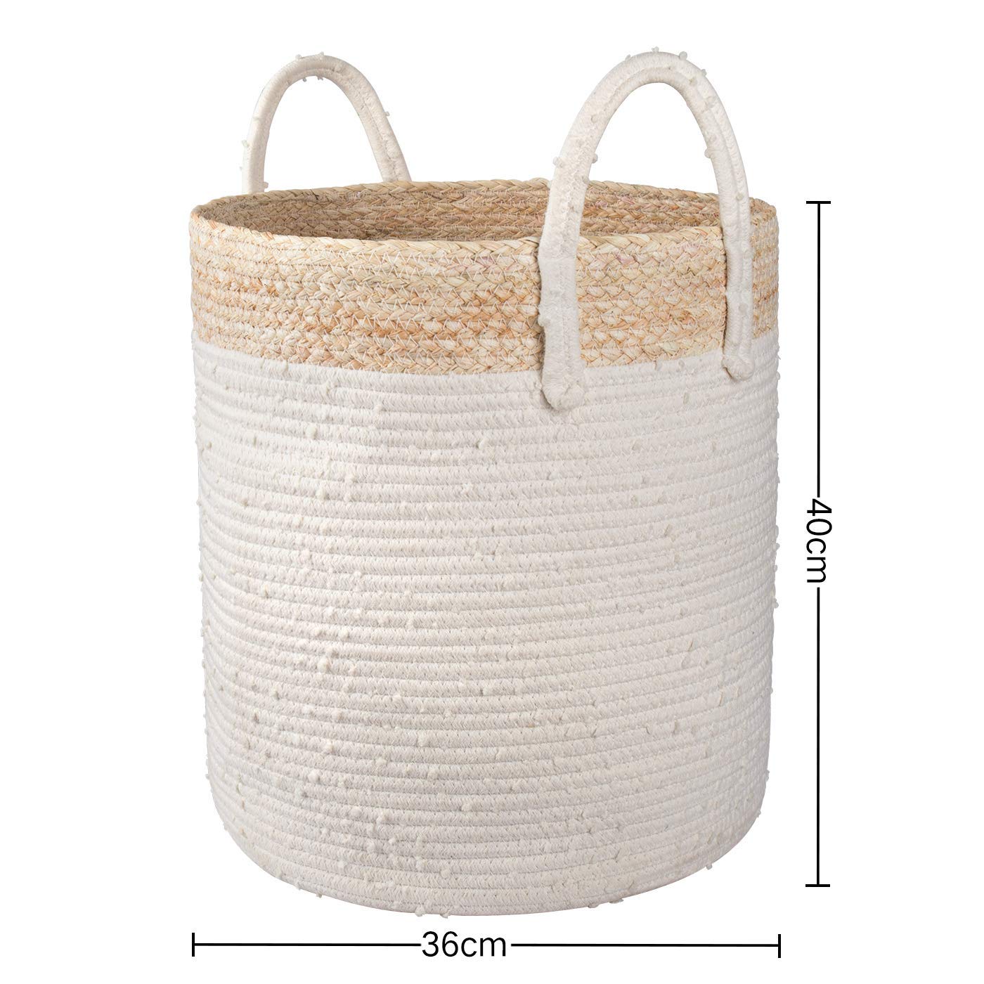 Panier à Linge en Rotin Souple et Chic