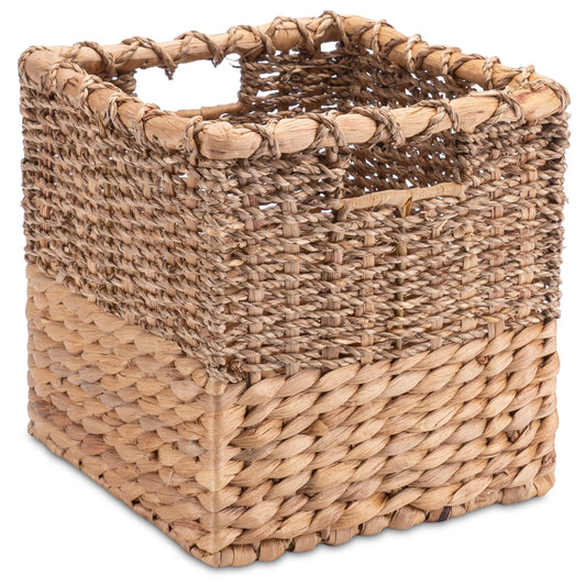Panier à Linge en Bambou Rangement Cube