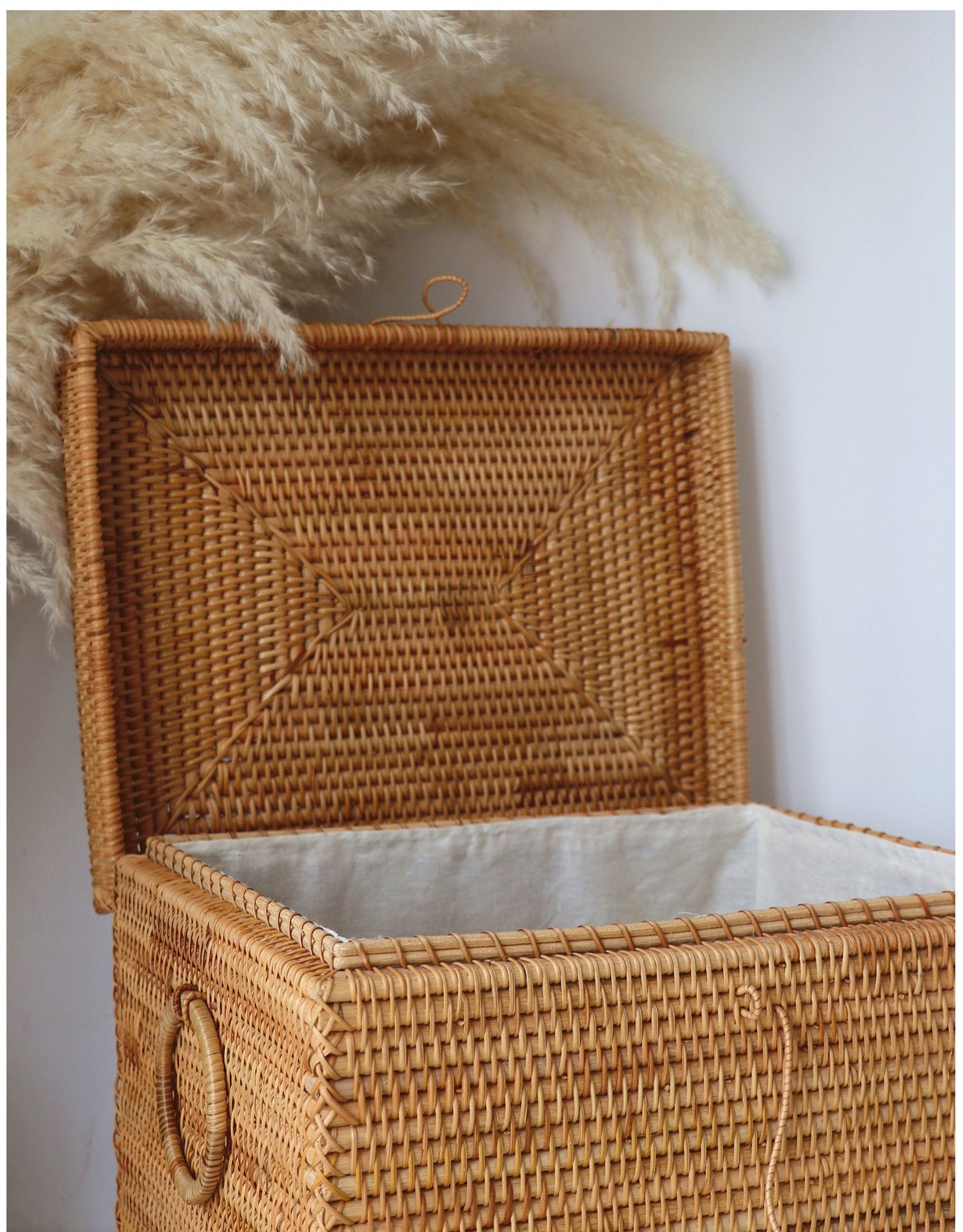 Panier à Linge en Rotin Tressé Hanoï