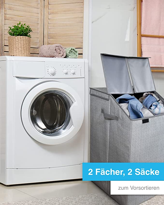 Panier à Linge double Compartiments Modus
