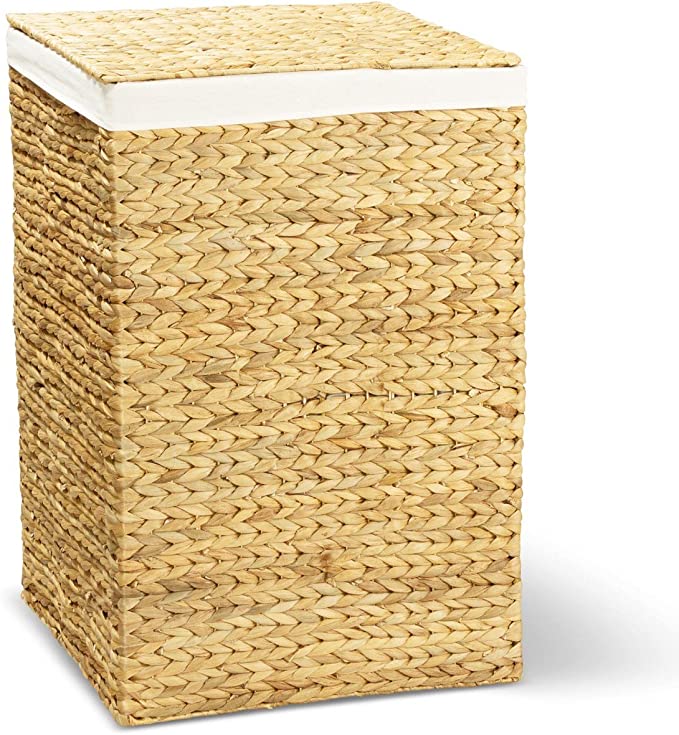 Panier à Linge Rectangle Tressé avec Couvercle Kyoto