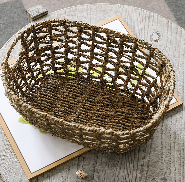 Panier à Linge Jonc de Mer Rectangulaire Basuketto