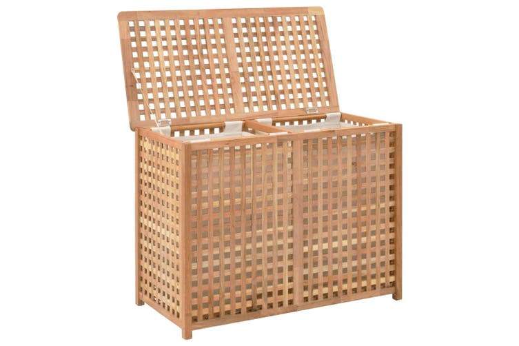 Coffre à Linge en Bois de Noyer Massif