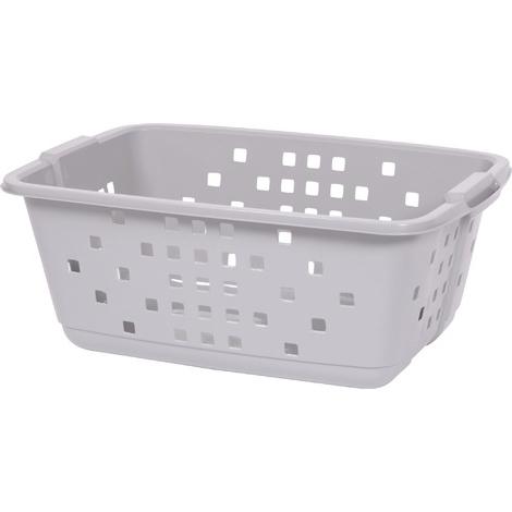 Corbeille à Linge Gris Béton