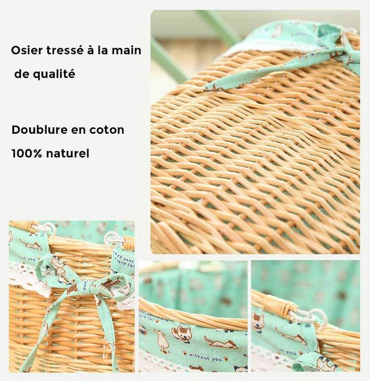 panière à Linge en Osier Francais