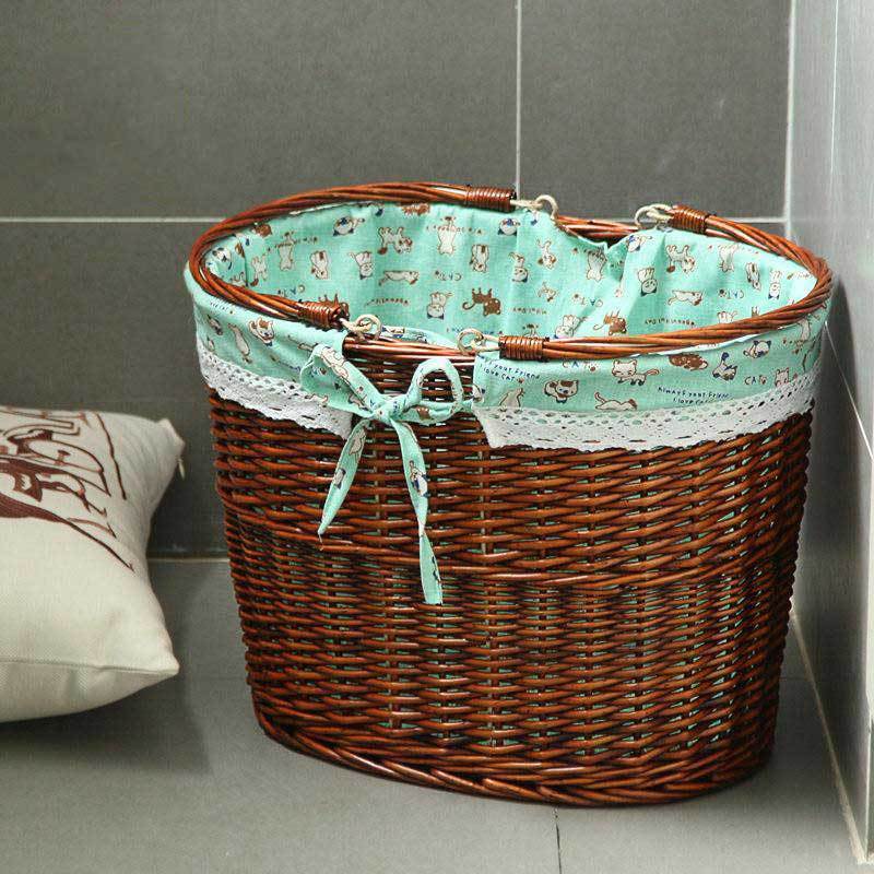 Corbeille de Linge en Osier Francais