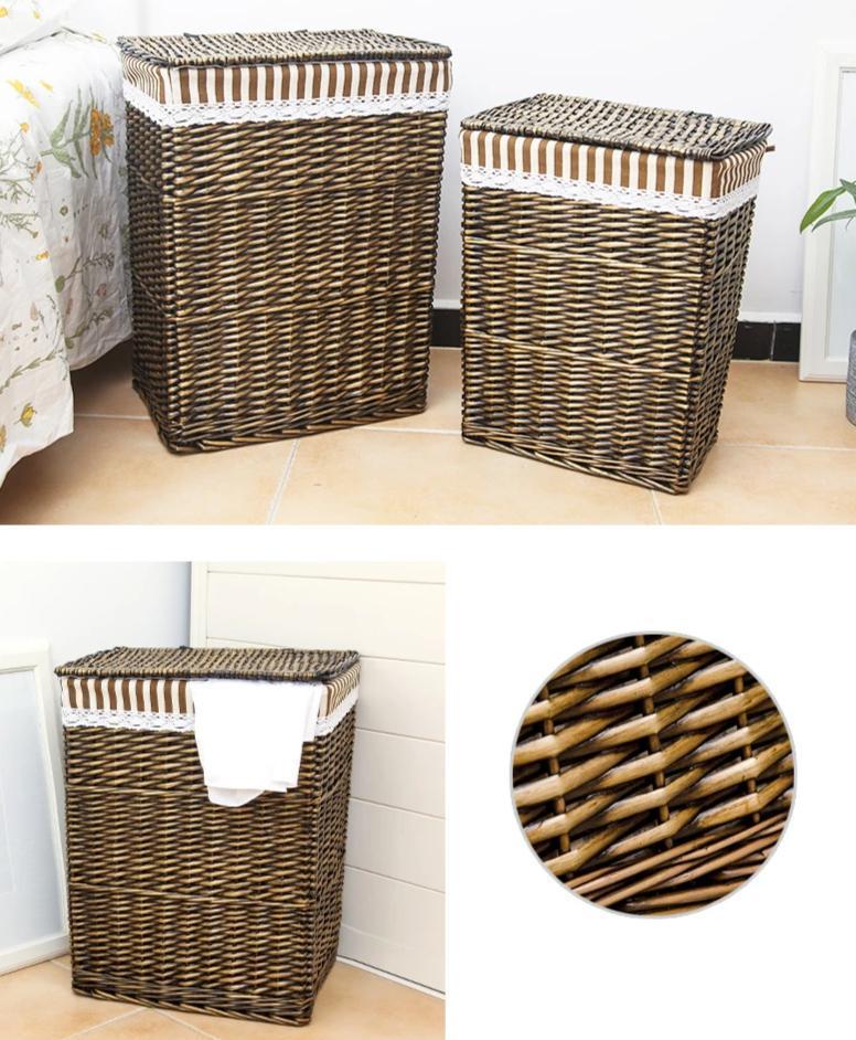 Grand bac a Linge en Osier