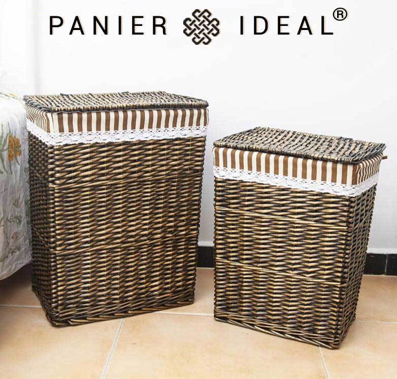Grand coffre a Linge en Osier