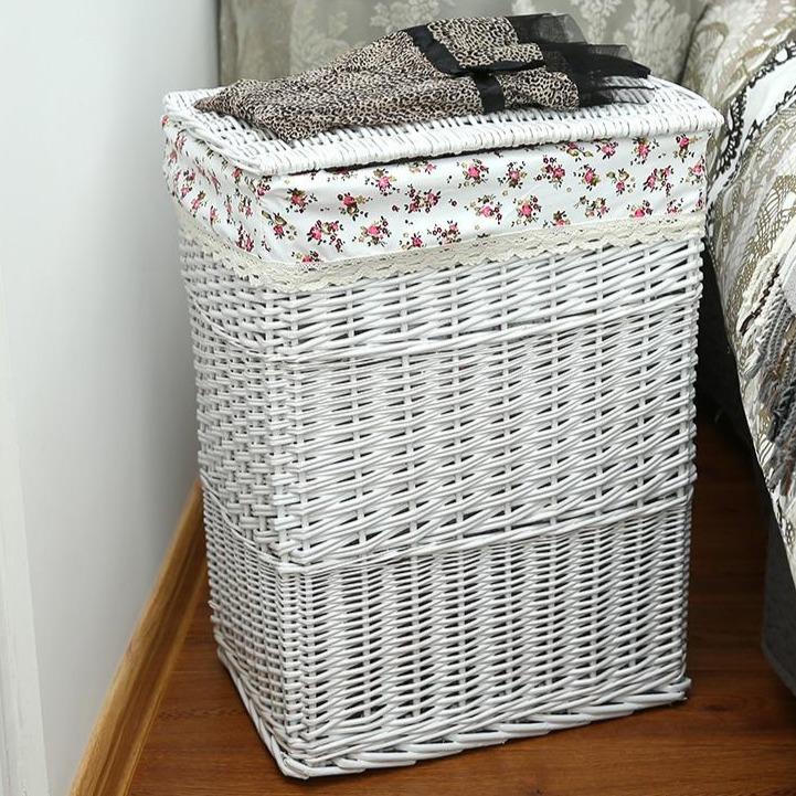 Grande corbeille à Linge Rotin