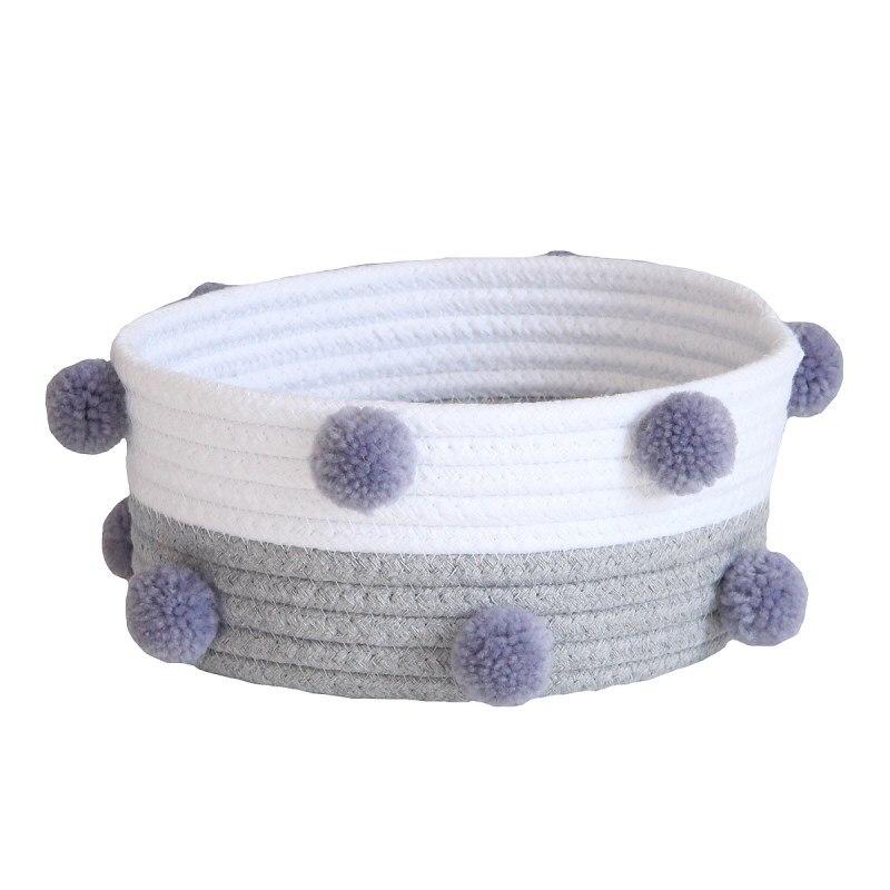 Mini Panier Rangement gris clair