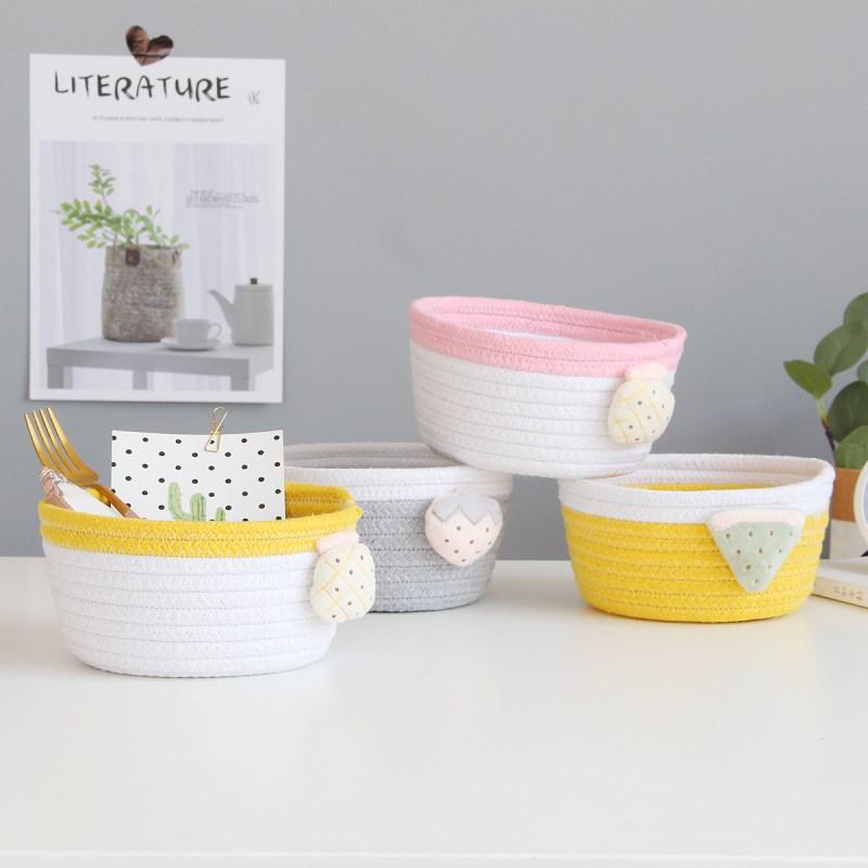 Mini Panier Rond foodies multicolores