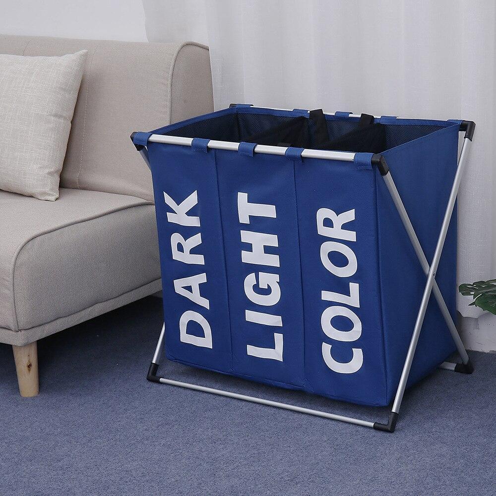 panier à linge pliable aluminium