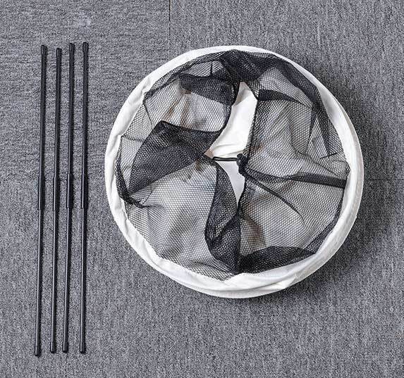 panier à linge plié filet de serrage