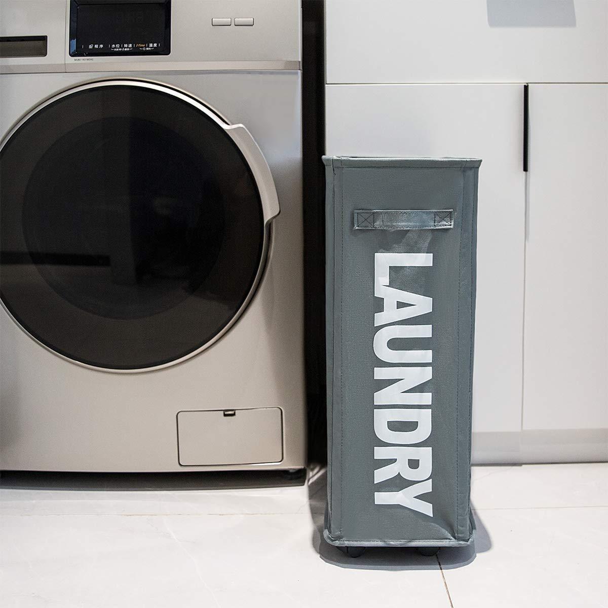 panière pour linge sur roulettes