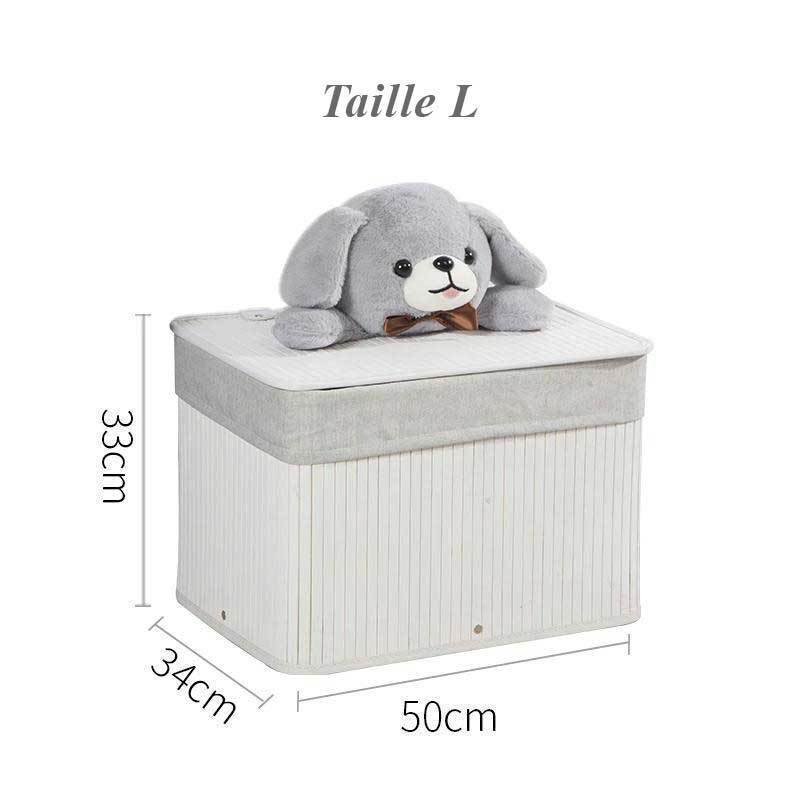 panier bambou bébé ourson taille L