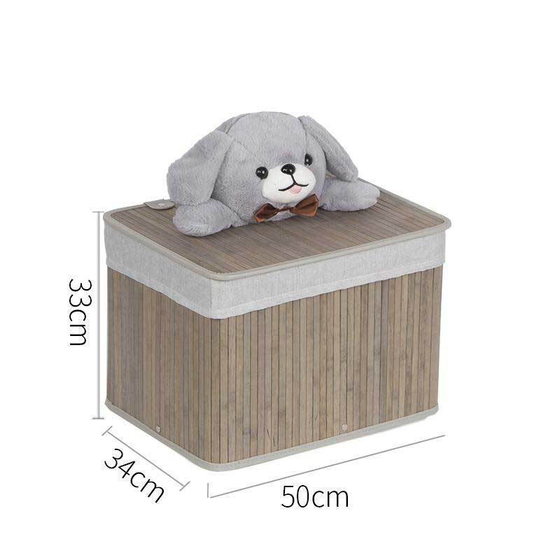 panier à linge en bambou taille L