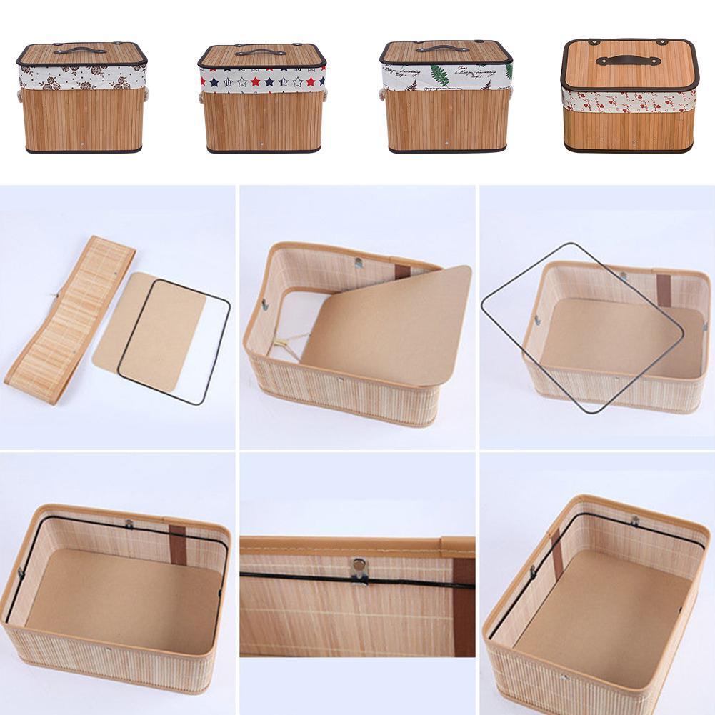 Panier Linge Bambou Coffre