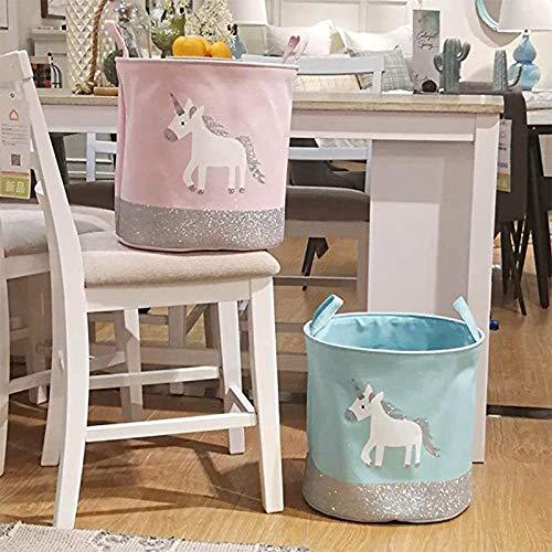 panier a linge chambre licorne