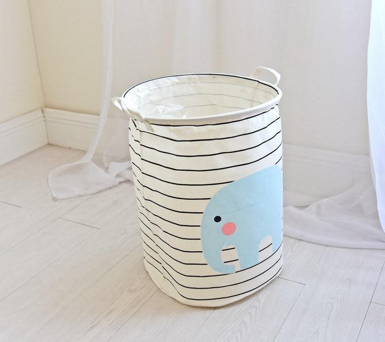 panier à linge bébé blanc