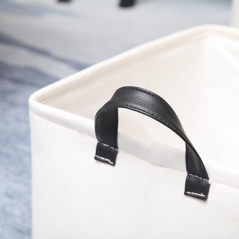 anse en cuir Panier à Linge Bébé