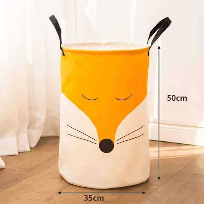 dimensions Panier à Linge Bébé Renard