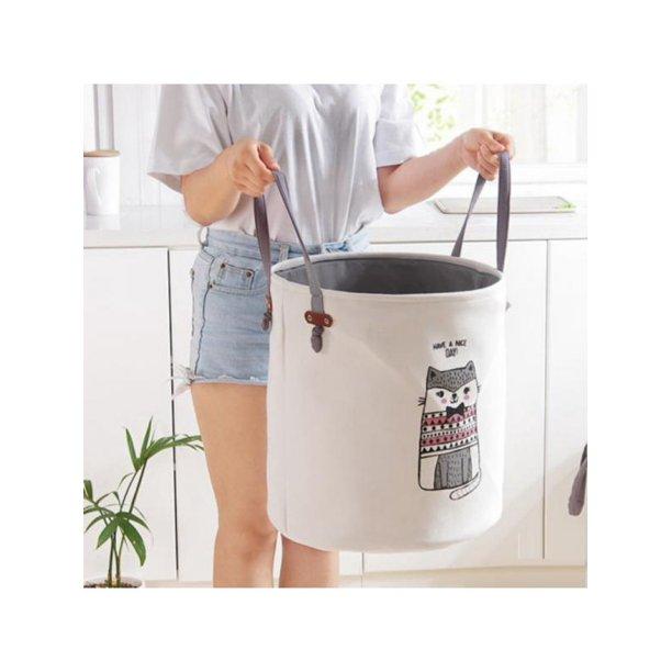 panier de linge chat pour chambre bébé