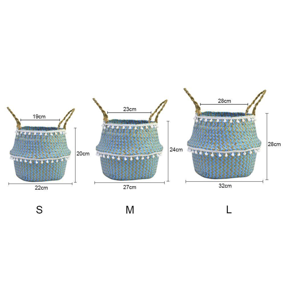 Panière Linge Design Tressé dimensions