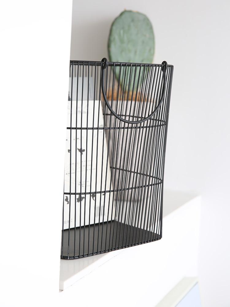 Panier Design Carré en Métal Captio