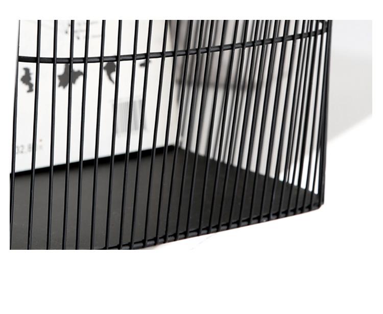 Panier Design Carré en Métal Captio