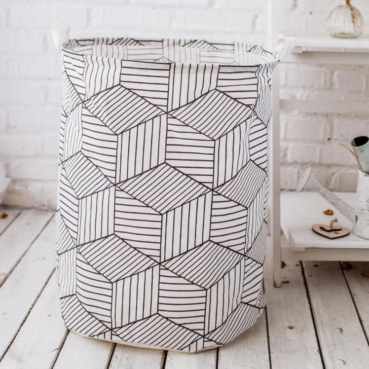 panier de rangement quadrillé design