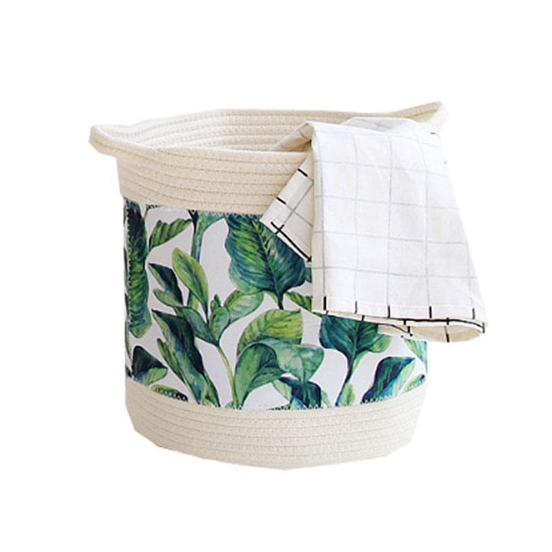 Panier à Linge Design Contemporain en Corde