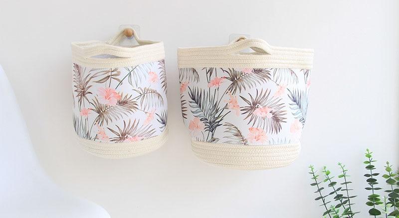 Panier à Linge Design Contemporain en Corde