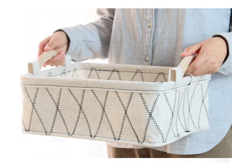 panier à linge design blanc