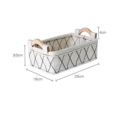 panier de rangement design blanc petit