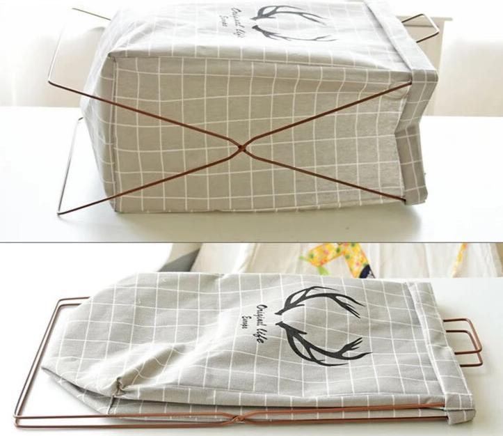 Panier pliable plié Scandinave