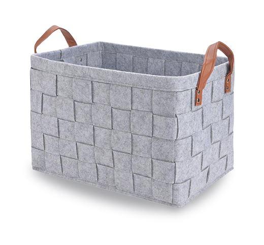 Panier Feutre Gris