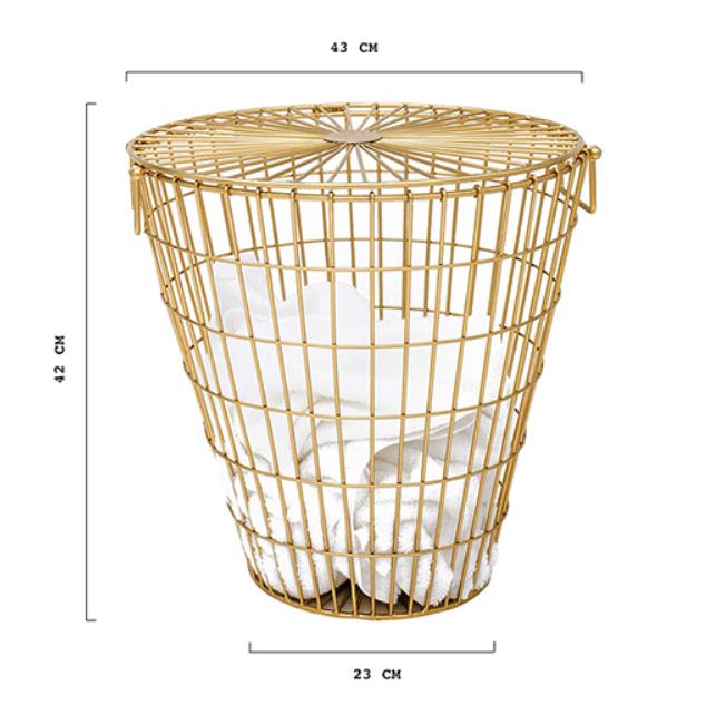 Panier Design Scandinave en Métal