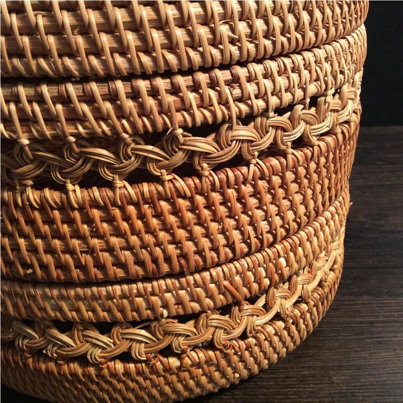panier tressé artisanale rotin Vietnam