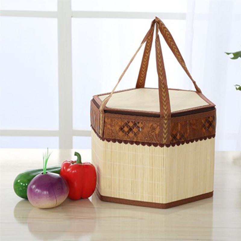 panier à linge en bambou blanc