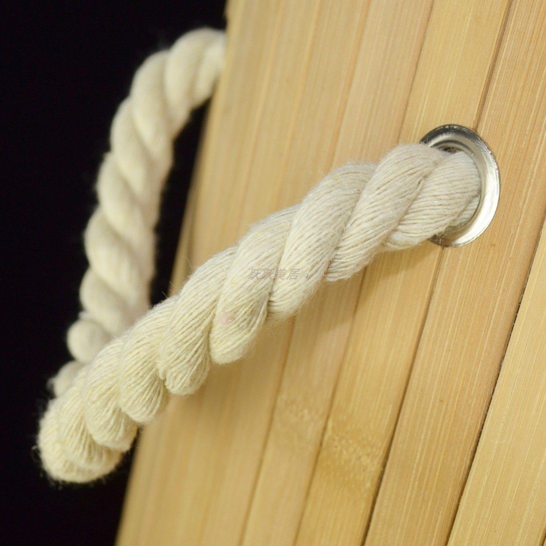 anses en corde de panier bambou