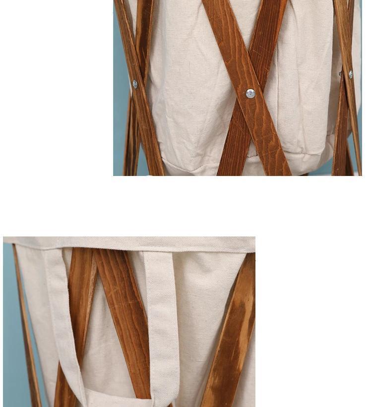 panier pliable en bois