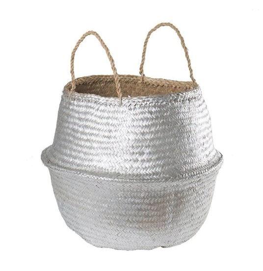Panier à Linge Argent