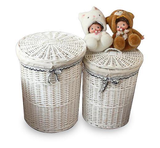 Panier en Osier Linge