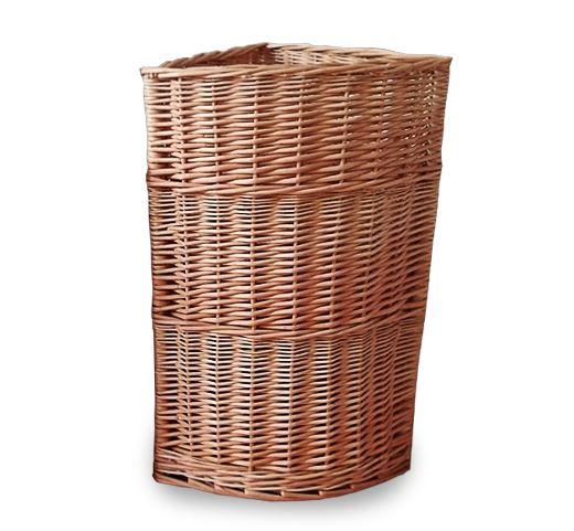 Panier à Linge d'Angle en Osier