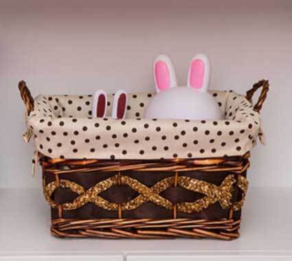 petit panier a linge osier salle de bain