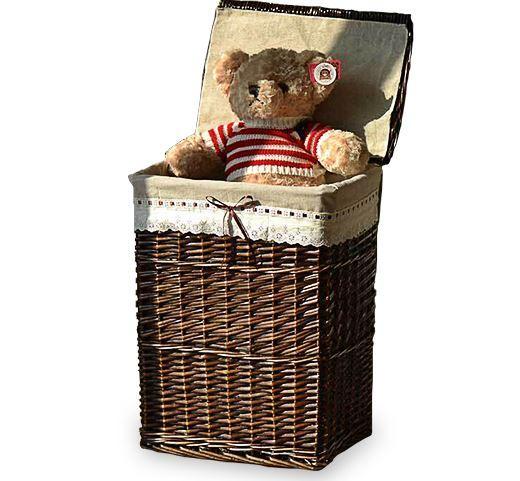 panier a linge osier design