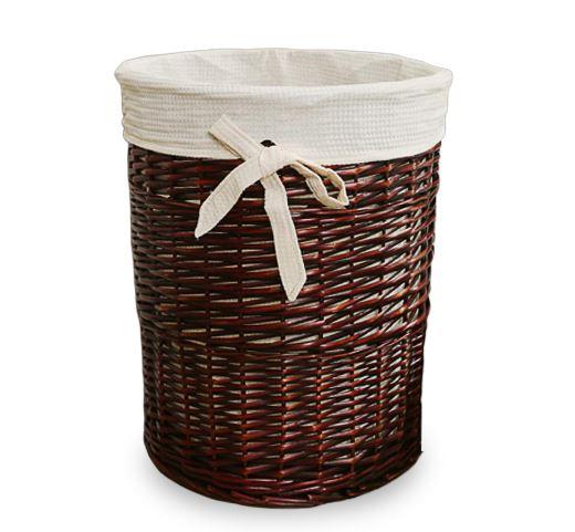 panier à linge osier tressé