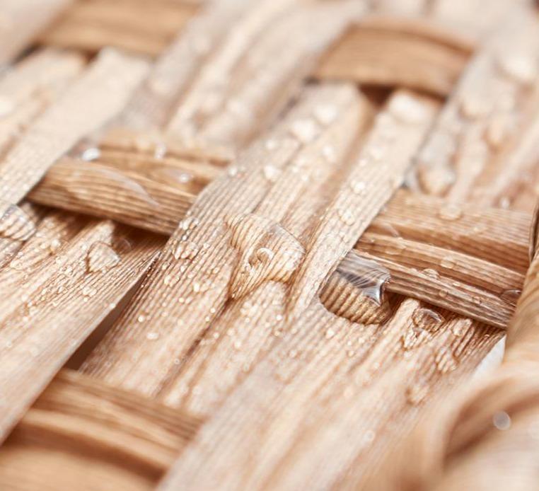 fibre de rotin tressé
