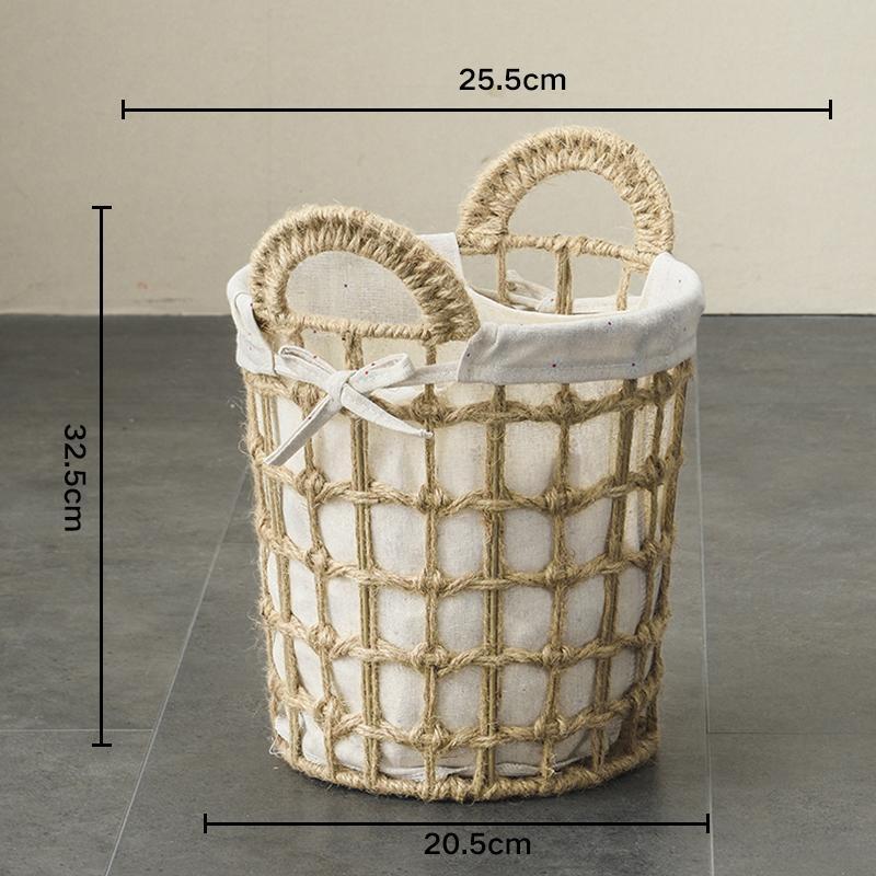 petit panier en rotin pour le linge