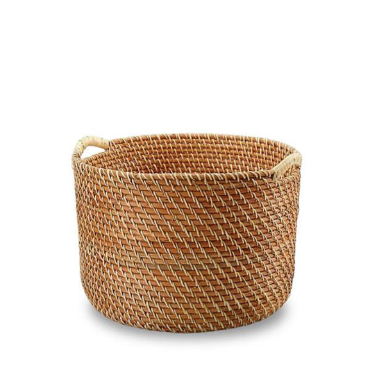 panier a linge en rotin vannerie